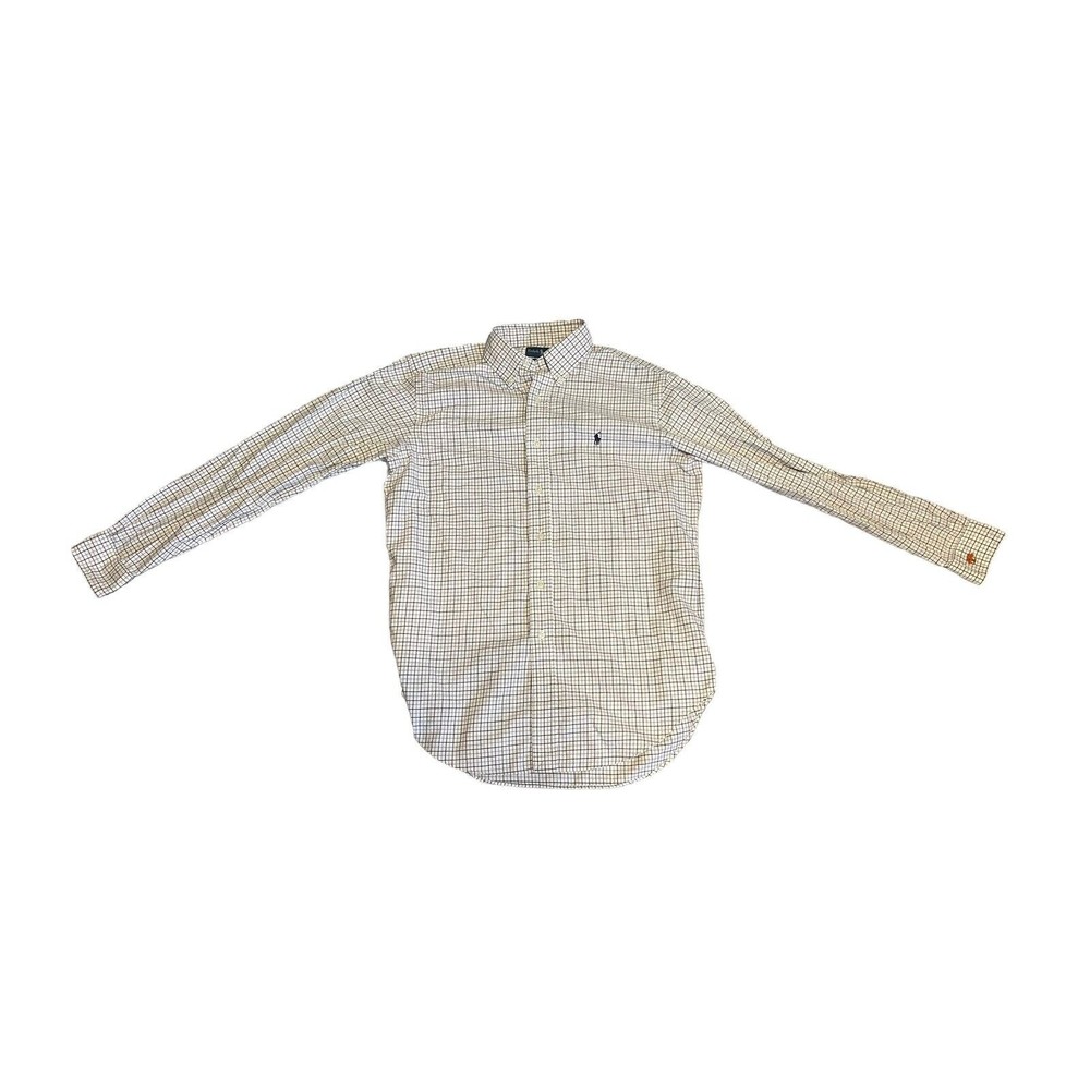 Ralph Lauren Mens Classic Fit Button Down Shirt Multicolored Striped Medium